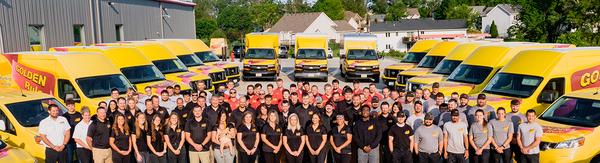 Golden Rule full team and yellow fleet