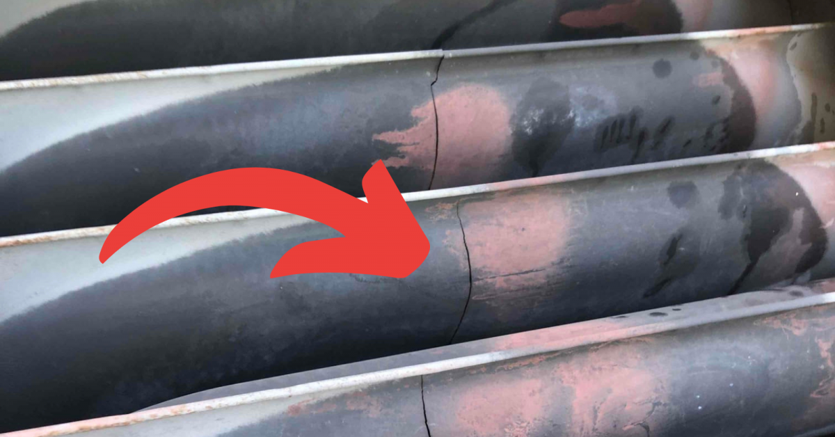 Image of a bad heat exchanger